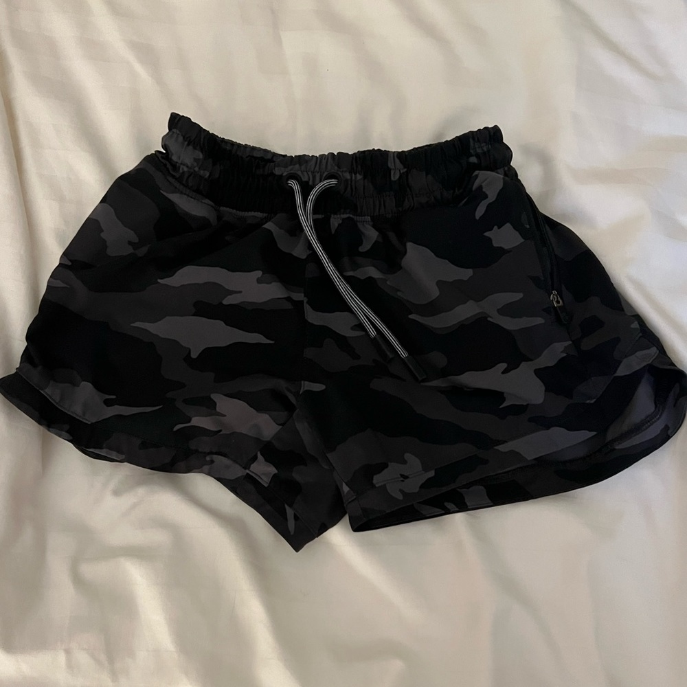 Athleta Dark Camo Shorts